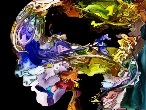 Paradigm of Self Fragmentation Illustrazione stock