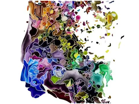 Paradigm of Self Fragmentation Illustrazione stock