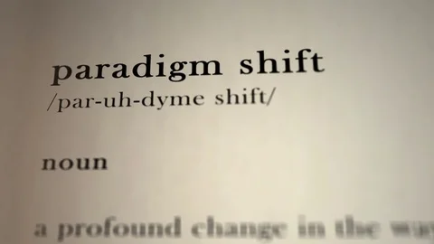 Paradigm Shift Definition Stock Footage 76129840