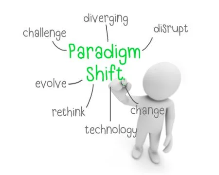 Paradigm shift Illustration