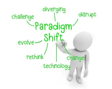 Paradigm shift Illustration