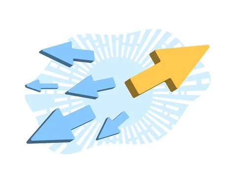 Paradigm shift technology concept. Accelerate growth, embrace disruption 스톡 일러스트