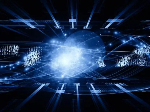 Paradigm of the Sine Wave Illustrazione stock