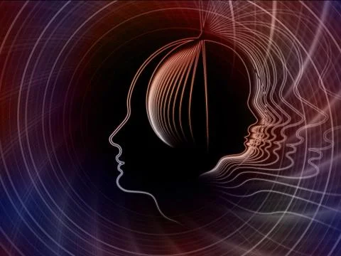 Paradigm of Soul Geometry Illustrazione stock
