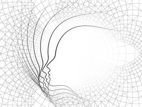 Paradigm of Soul Geometry Illustrazione stock