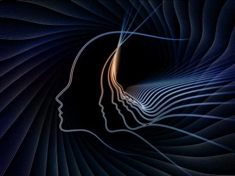 Paradigm of Soul Geometry Illustrazione stock
