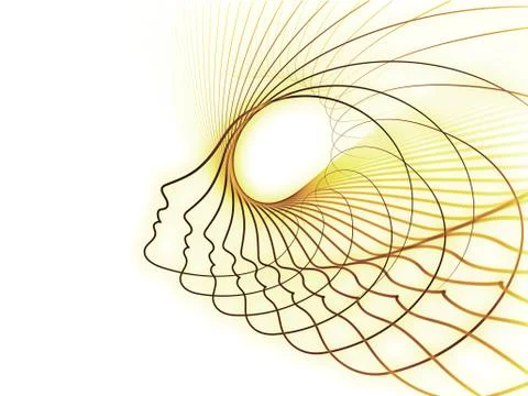 Paradigm of Soul Geometry Illustrazione stock