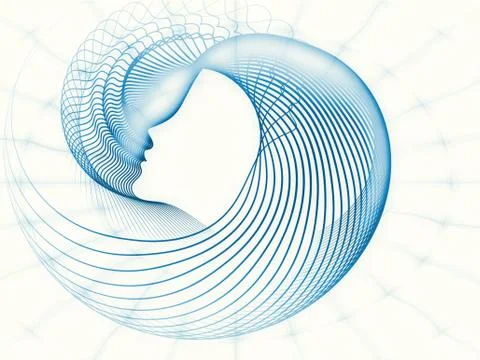 Paradigm of Soul Geometry Illustrazione stock