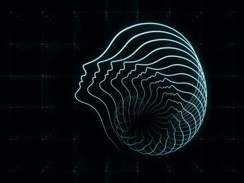 Paradigm of Soul Geometry Illustrazione stock