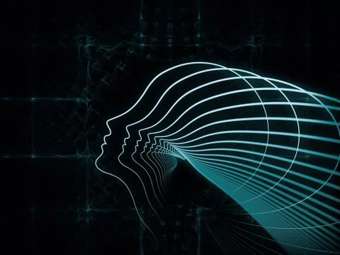 Paradigm of Soul Geometry Illustrazione stock