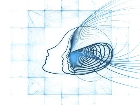 Paradigm of Soul Geometry Illustrazione stock