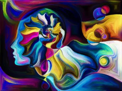 Paradigm of Space Division Stock Illustration