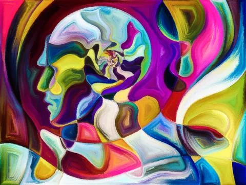 Paradigm of Space Division Illustrazione stock