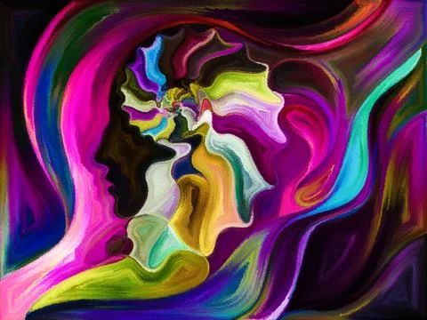 Paradigm of Space Division Stock Illustration