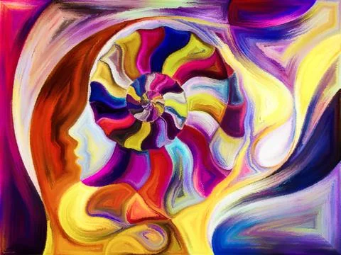 Paradigm of Space Division Stock Illustration