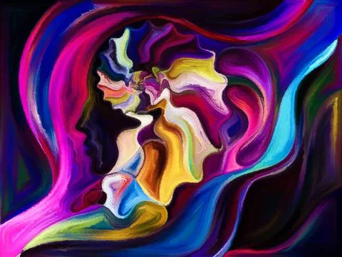 Paradigm of Space Division Stock Illustration