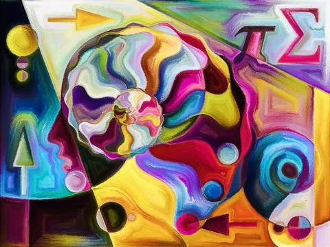 Paradigm of Space Division Illustrazione stock