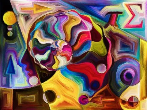 Paradigm of Space Division 스톡 일러스트