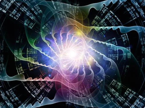 Paradigm of Space Geometry Stock Illustration