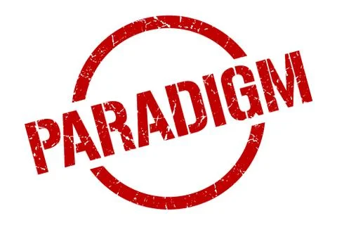 Paradigm stamp Stock Illustration
