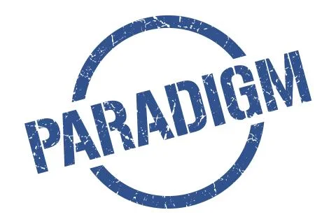 Paradigm stamp Illustrazione stock