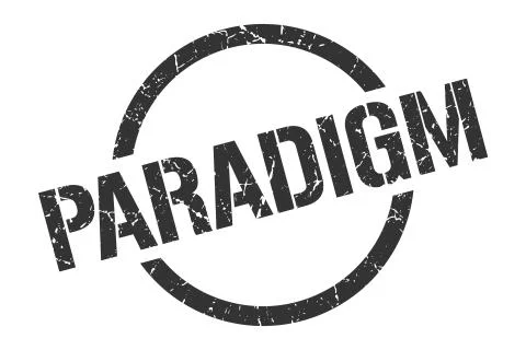 Paradigm stamp Stock Illustration