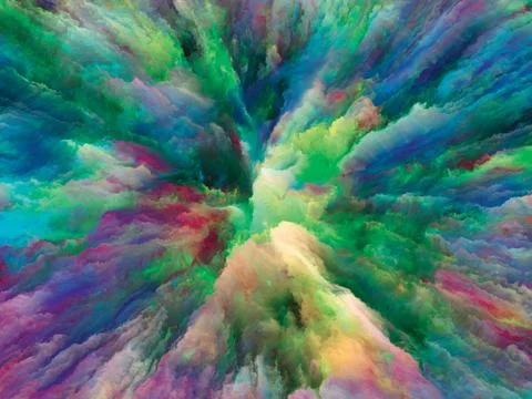 Paradigm of Surreal Paint Illustrazione stock