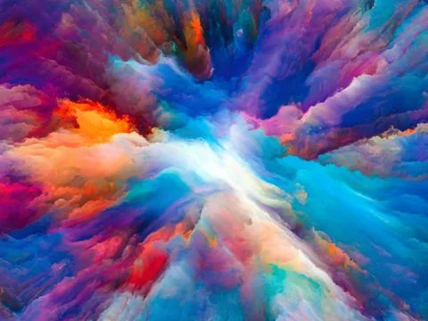 Paradigm of Surreal Paint Stock Illustration
