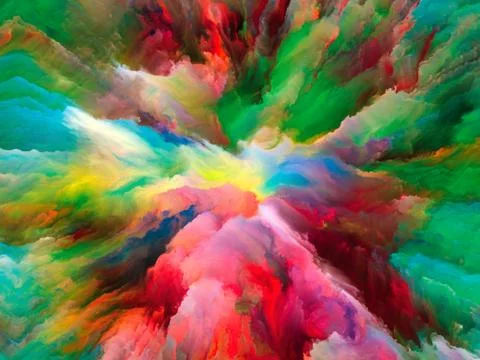 Paradigm of Surreal Paint 스톡 일러스트