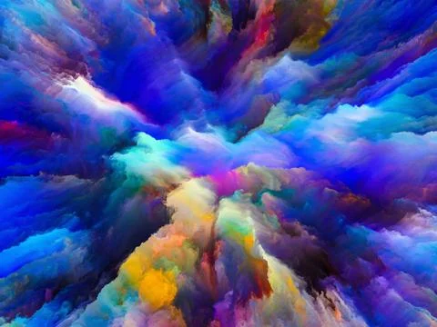 Paradigm of Surreal Paint Illustrazione stock