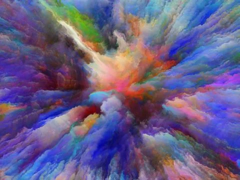 Paradigm of Surreal Paint Stock-Illustration