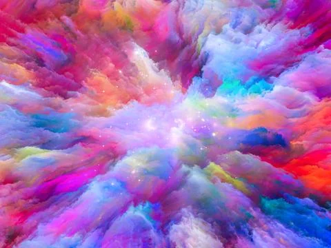 Paradigm of Surreal Paint 스톡 일러스트
