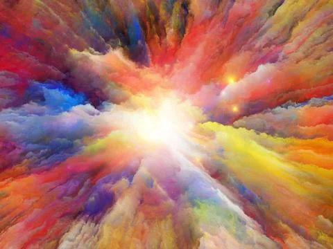 Paradigm of Surreal Paint Stock-Illustration