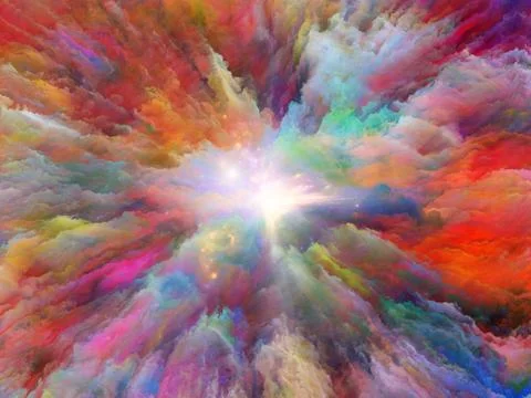 Paradigm of Surreal Paint Illustrazione stock