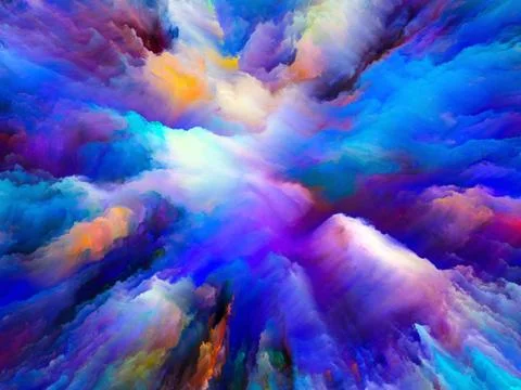 Paradigm of Surreal Paint Stock Illustration
