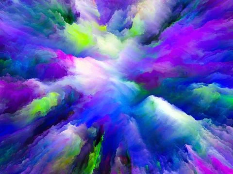 Paradigm of Surreal Paint Illustrazione stock