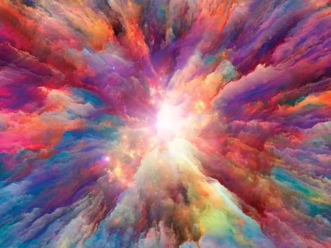 Paradigm of Surreal Paint Illustrazione stock