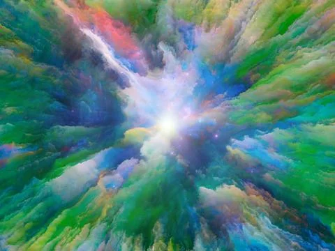Paradigm of Surreal Paint Illustrazione stock