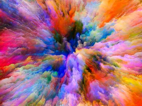 Paradigm of Surreal Paint Illustrazione stock