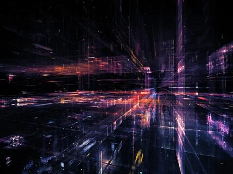 Paradigm of Technology Illustrazione stock