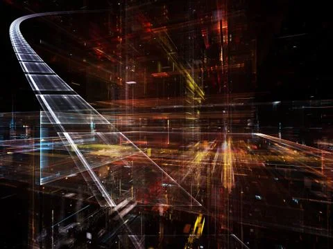 Paradigm of Technology Illustrazione stock