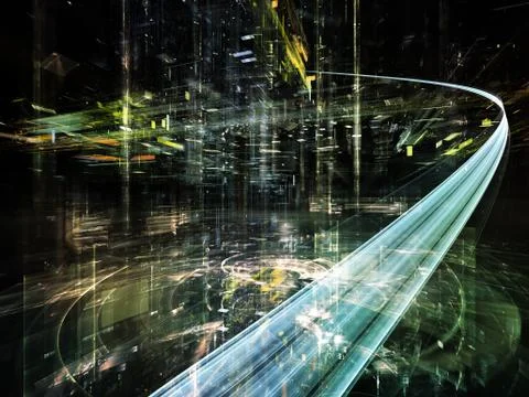 Paradigm of Technology Illustrazione stock