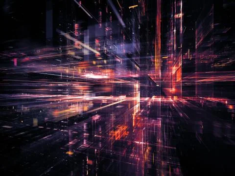 Paradigm of Technology Stock Illustration