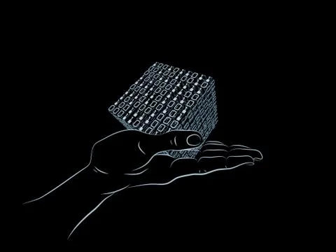 Paradigm of Technology Illustrazione stock