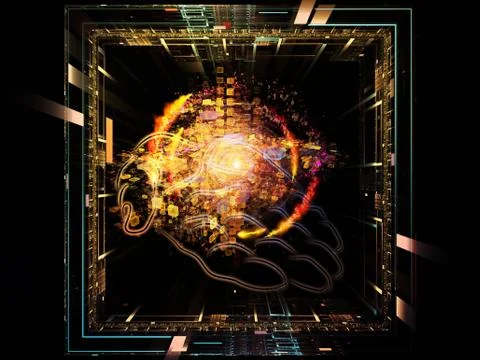 Paradigm of Technology Stock Illustration