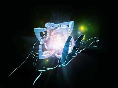 Paradigm of Technology Stock Illustration