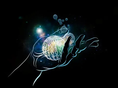 Paradigm of Technology Illustrazione stock