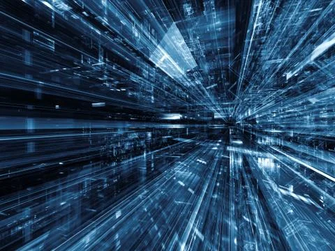 Paradigm of Technology Stock Illustration