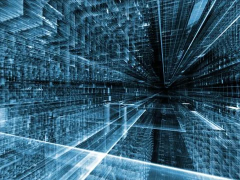 Paradigm of Technology Illustrazione stock