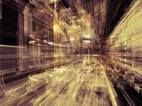 Paradigm of Technology Stock Illustration